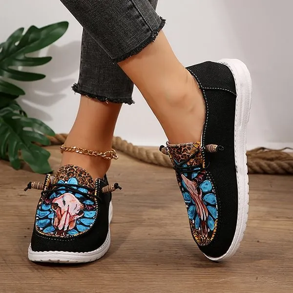 Amla™ | Casual Printed Canvas Shoes