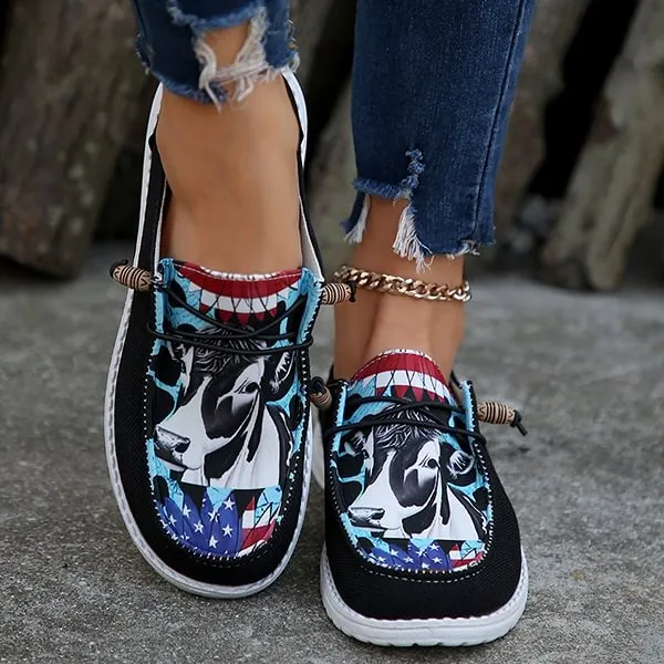 Amla™ | Casual Printed Canvas Shoes
