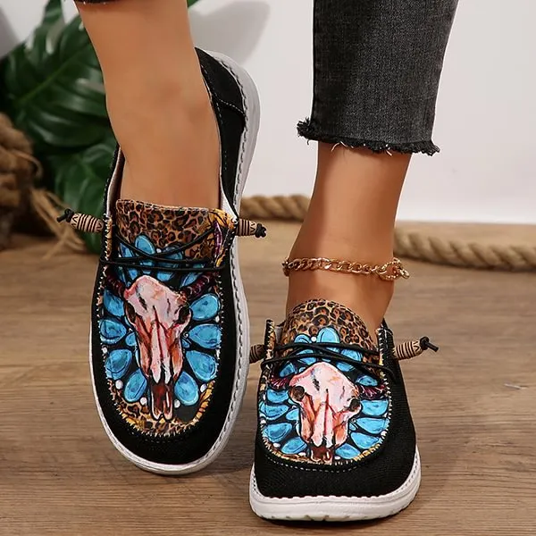 Amla™ | Casual Printed Canvas Shoes