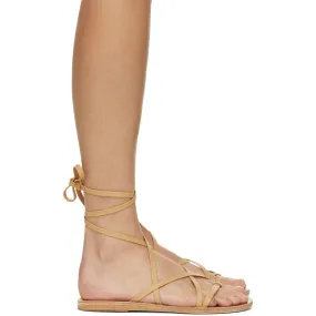 Ancient Greek Sandals Tan Morfi Sandals