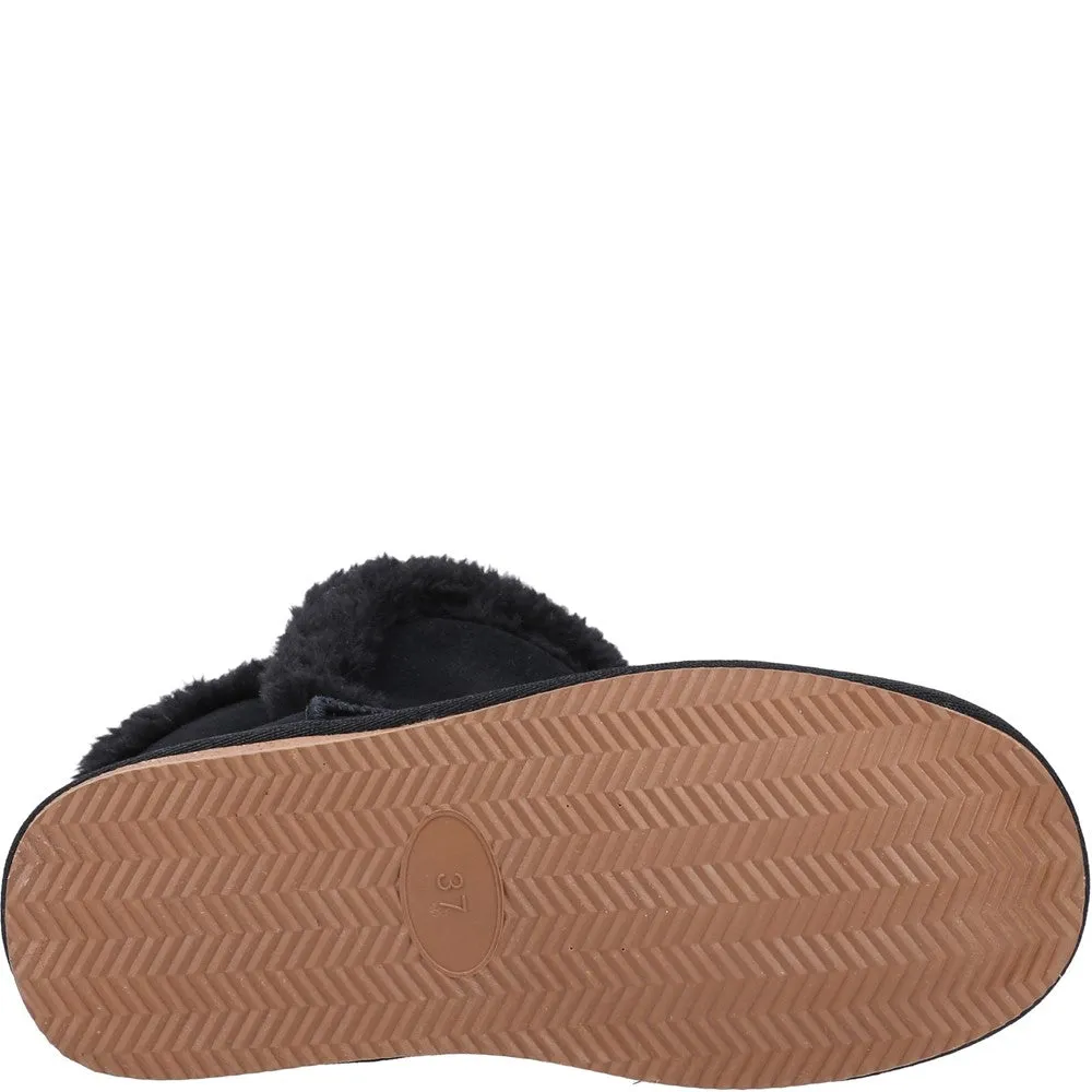 Black Ashleigh Bootie Slippers