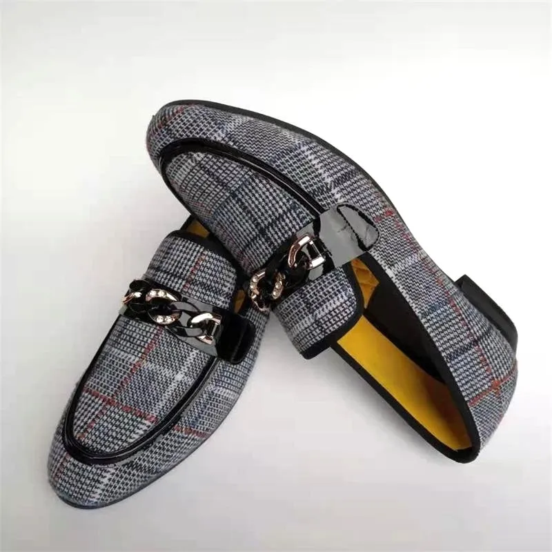 Chain Buckle Handmade Formal Shoe