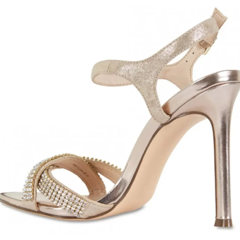 Davia Taupe Leather Nina Sandals