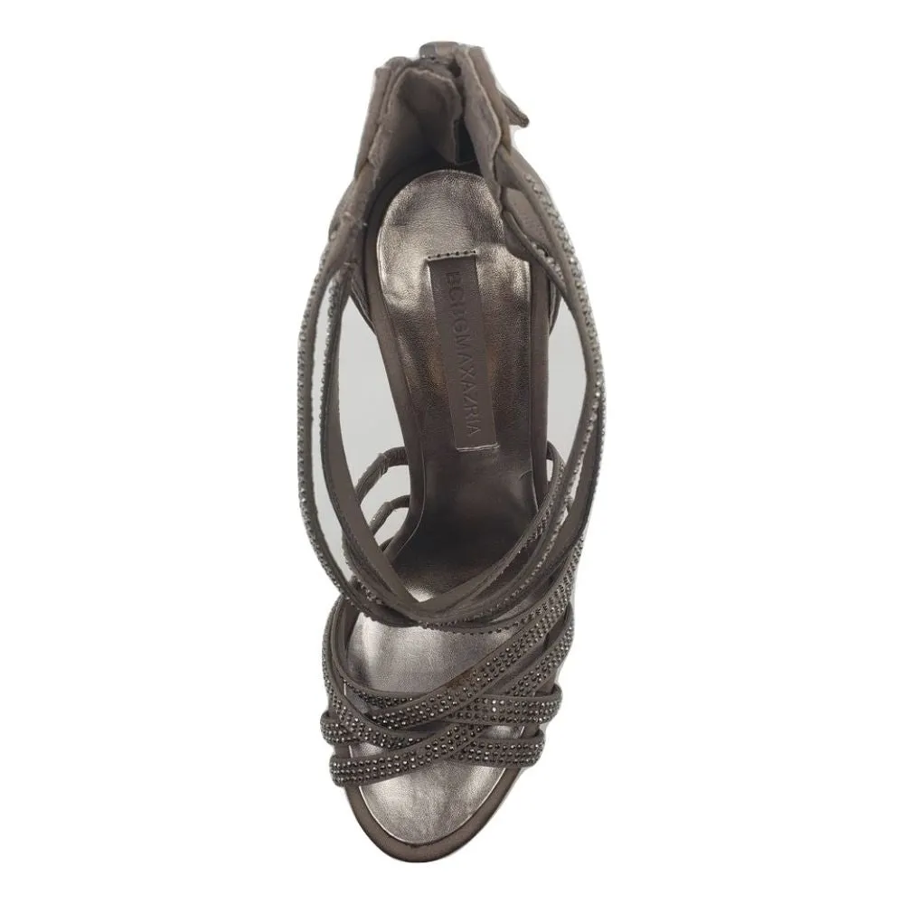 Fairfax Grey Dusk Satin BcgbMaxzaria Sandals