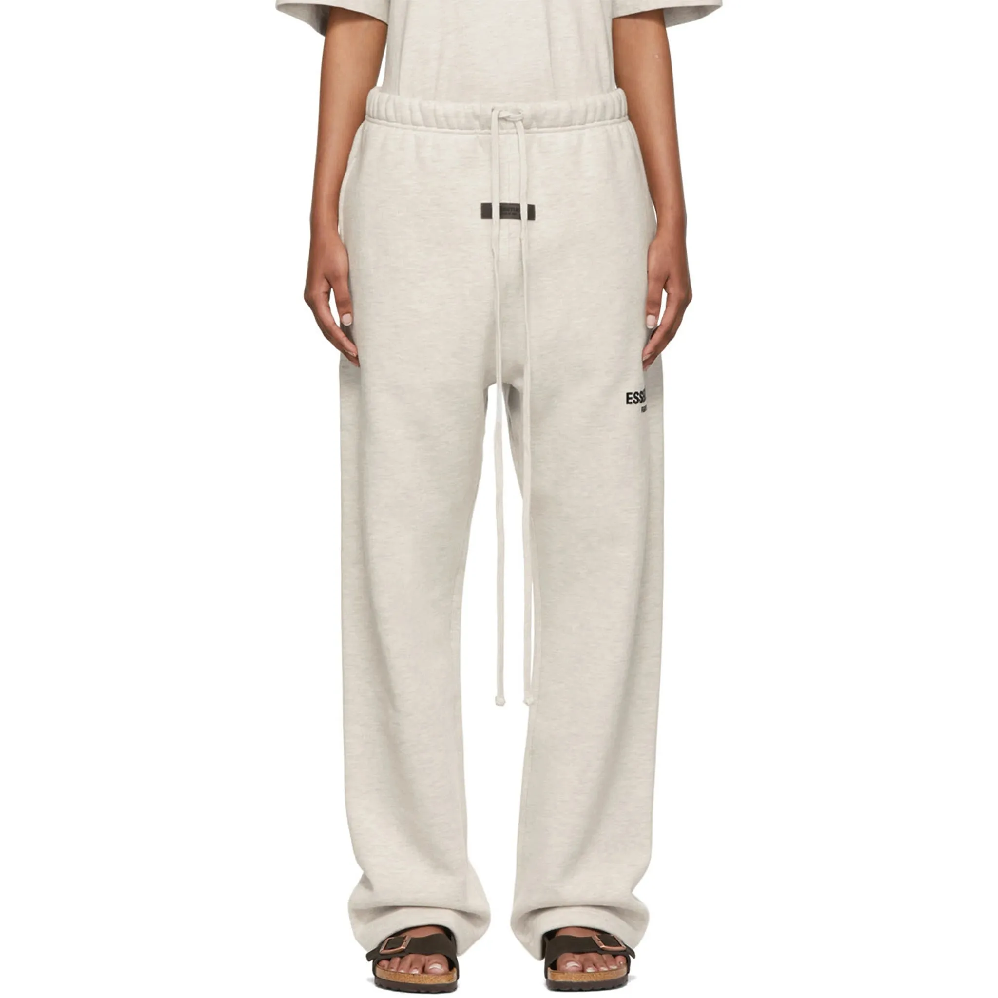 Fear Of God Essentials Relaxed Light Oatmeal Sweatpants (SS22)