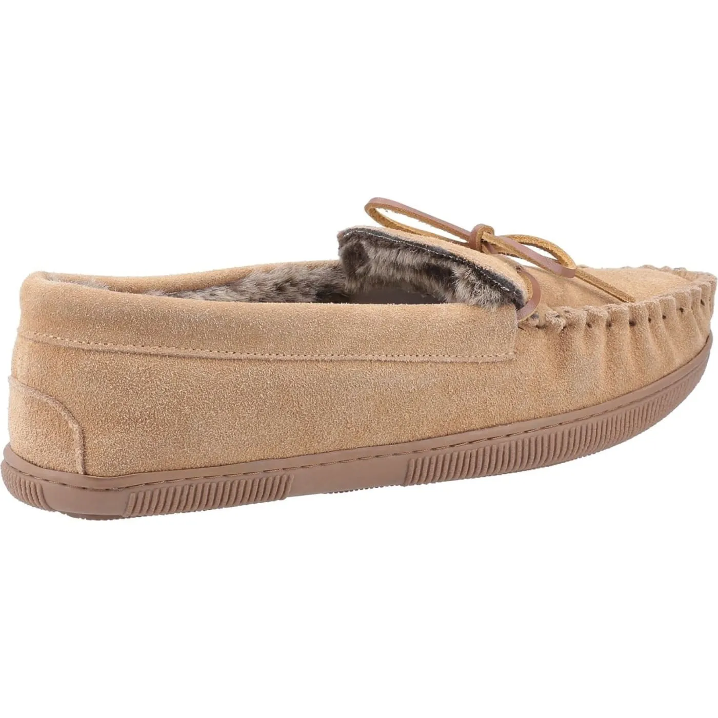 Hush Puppies Ace Tan Mens Suede Slippers