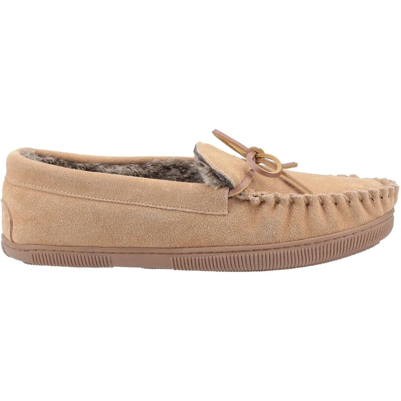 Hush Puppies Ace Tan Mens Suede Slippers