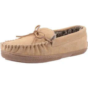Hush Puppies Ace Tan Mens Suede Slippers