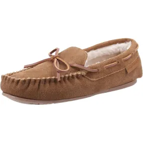 Hush Puppies Allie Tan Ladies Suede Slippers