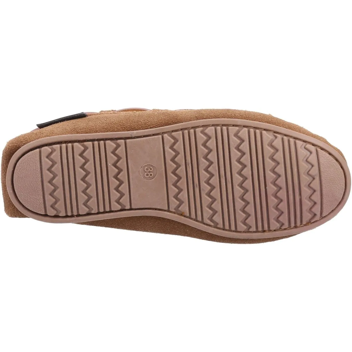 Hush Puppies Allie Tan Ladies Suede Slippers
