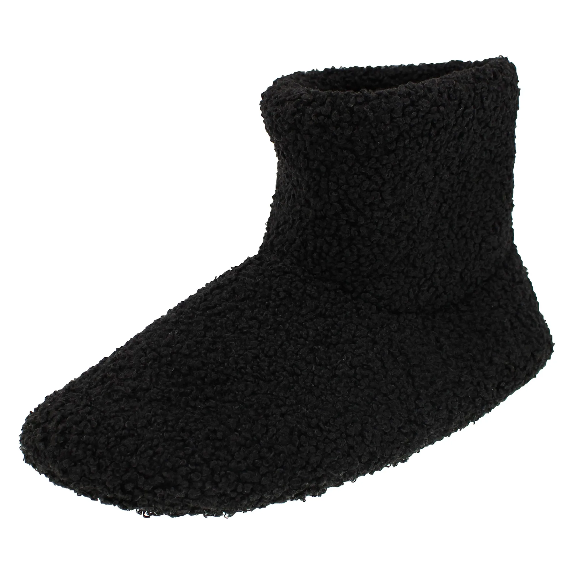 Isotoner Women's Recycled Berber Ankle Boot Slipper