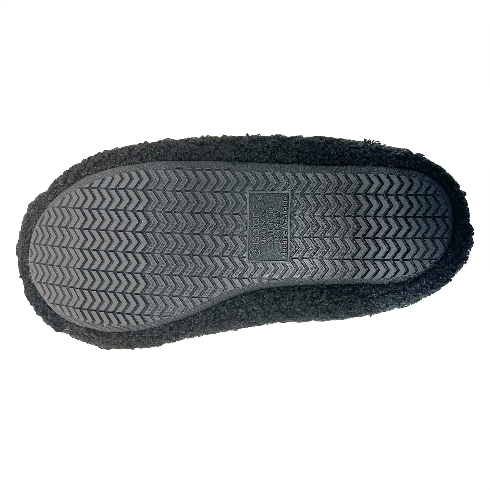 Isotoner Women's Recycled Berber Ankle Boot Slipper