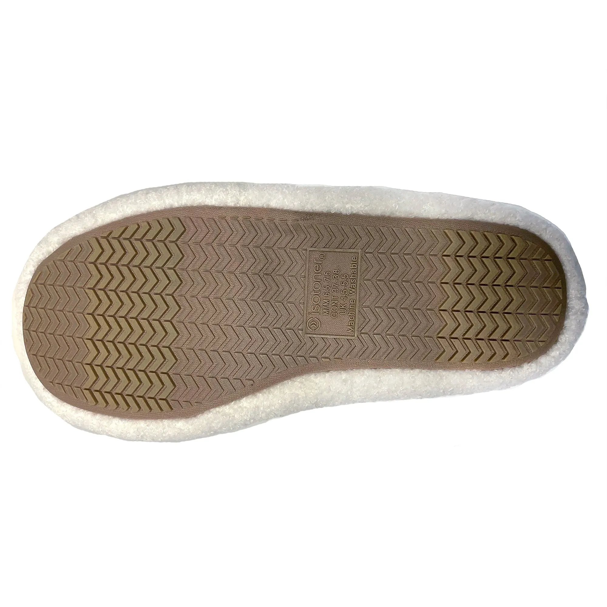 Isotoner Women's Recycled Berber Ankle Boot Slipper