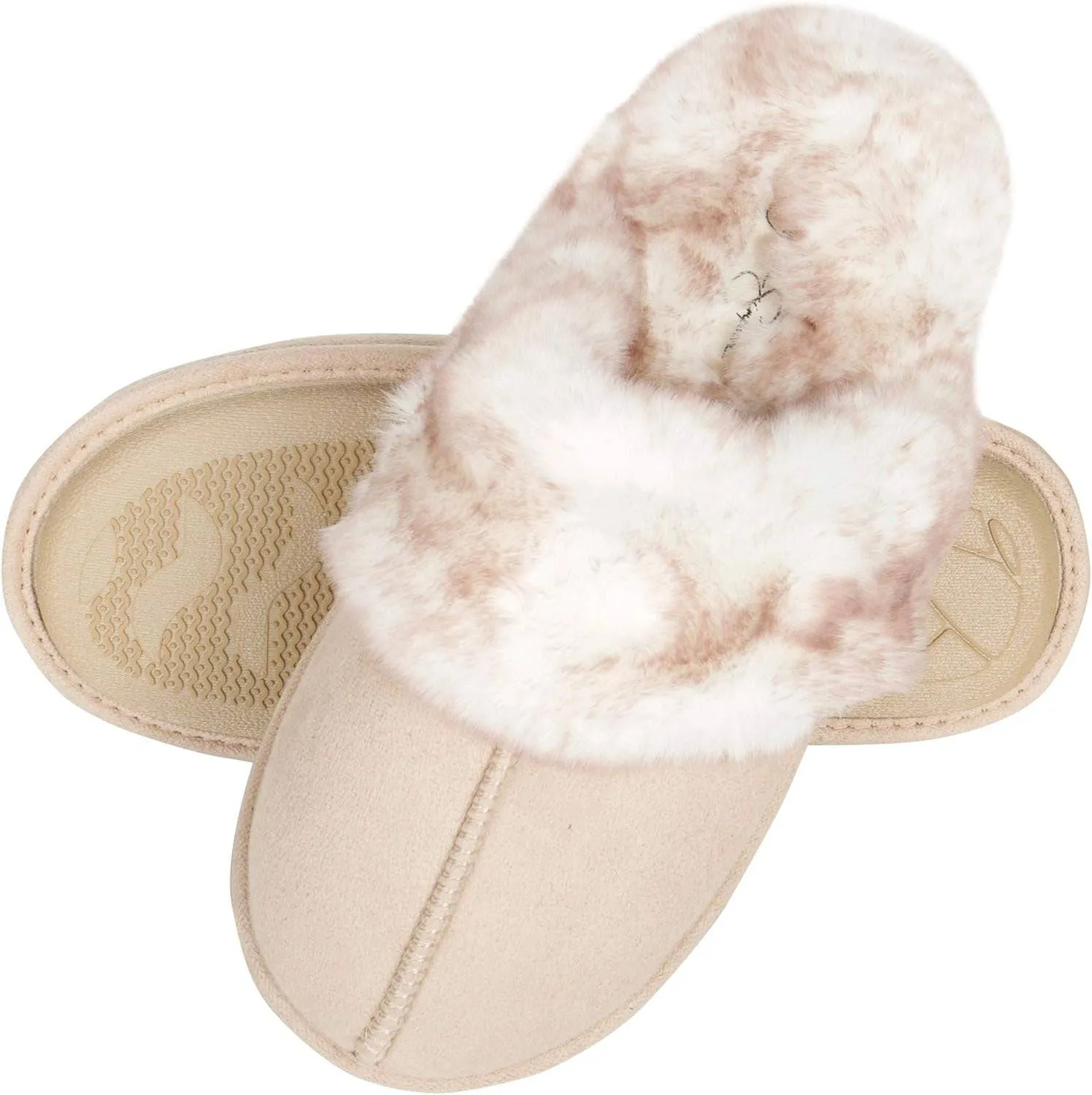 Jessica Simpson Comfy Faux Fur House Slipper