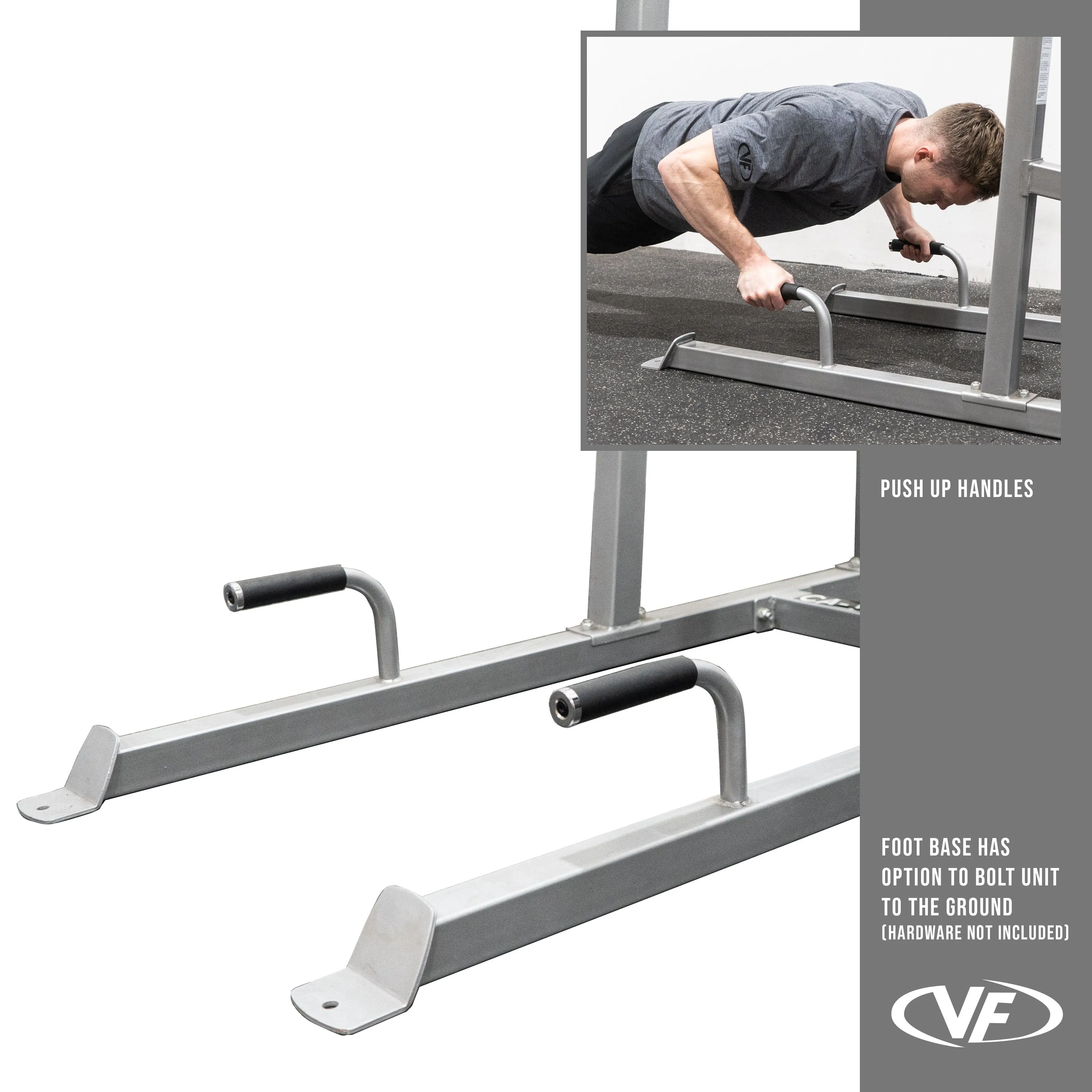 Leg Raise Captain's Chair with Dip and Push Up Station