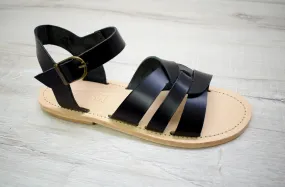 Men leather sandals, Slides for men, Ancient Greek leather sandals