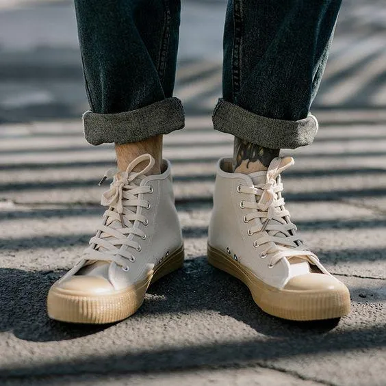 Men's Chic Street Style Canvas Shoes