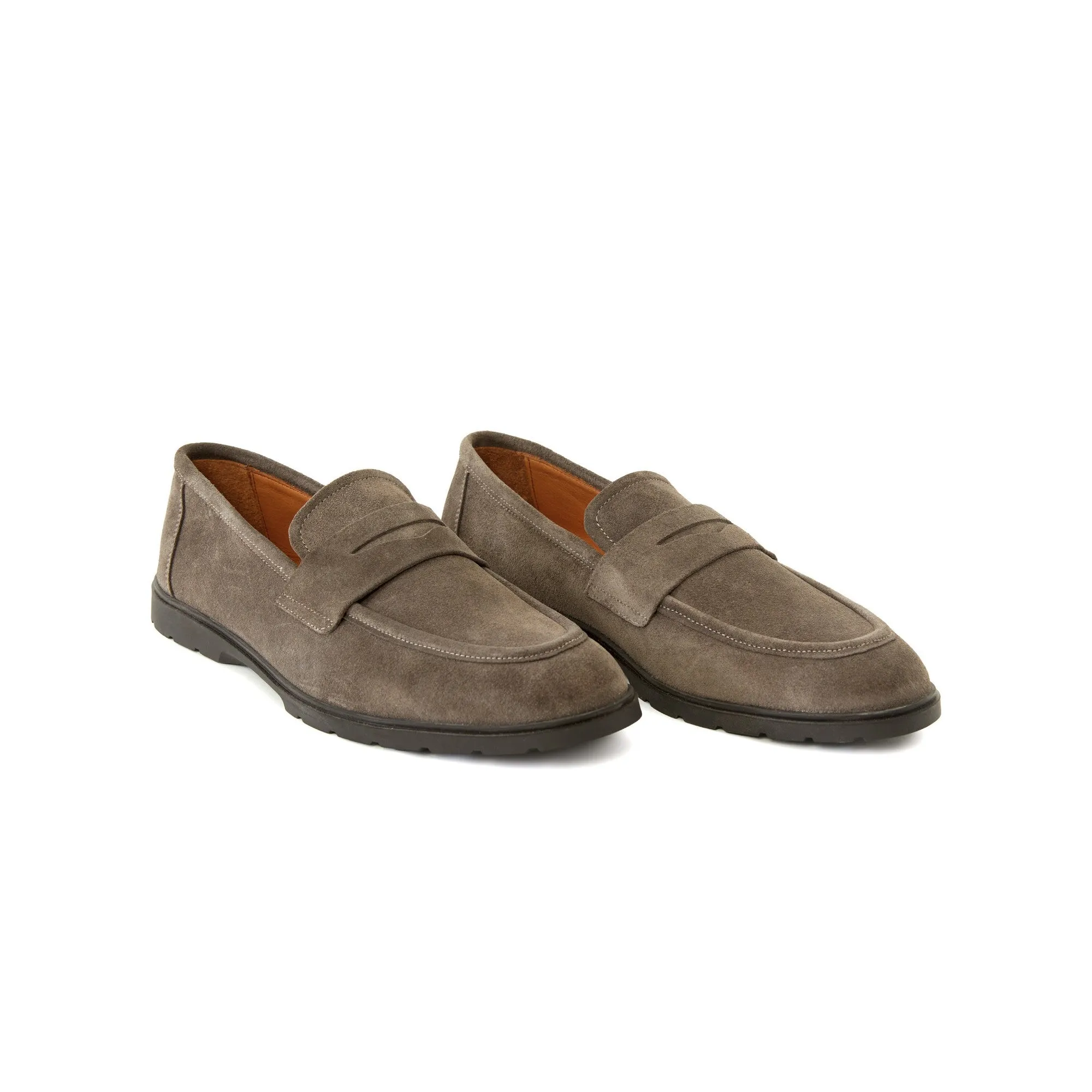 Men's Suede Calf Leather Handmade Loafer M9003