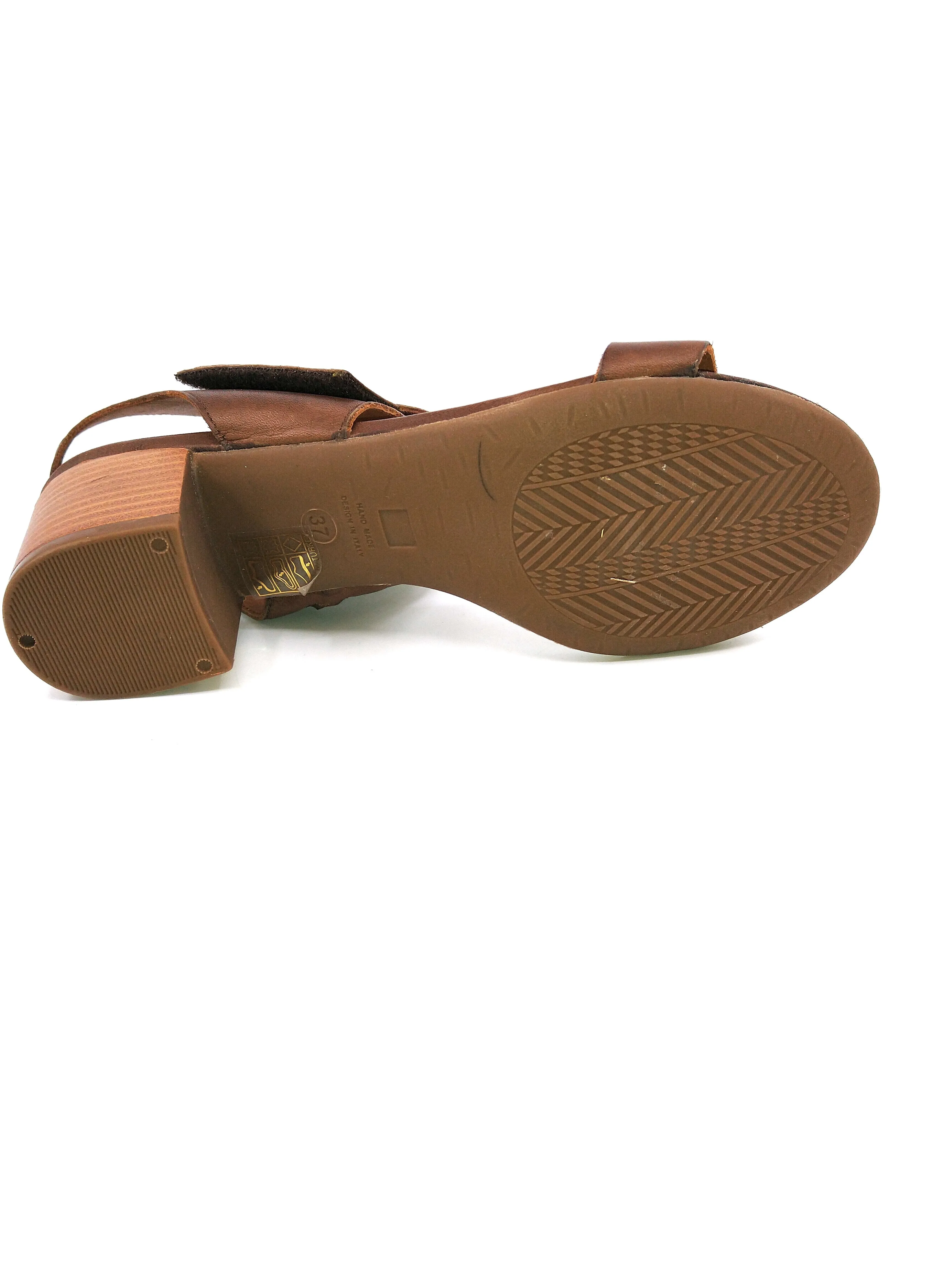 Nova Brown Leather Ethem Sandal