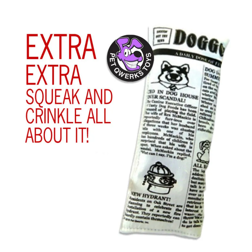 Pet Qwerks The Doggone Times! Pet Dog New Paper Toy