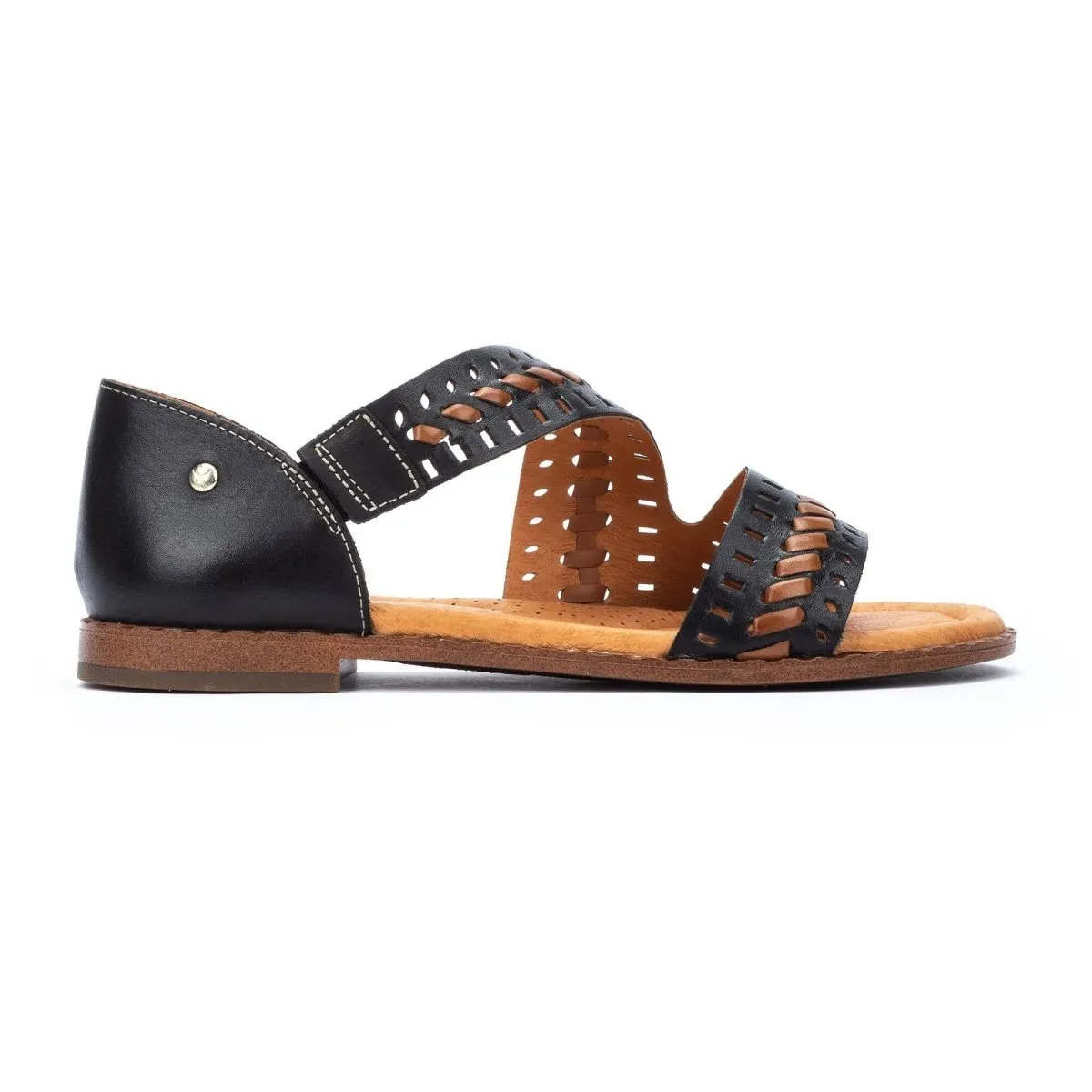 Pikolinos Algar W0x-0785c1 Women's Flat Sandals In Black