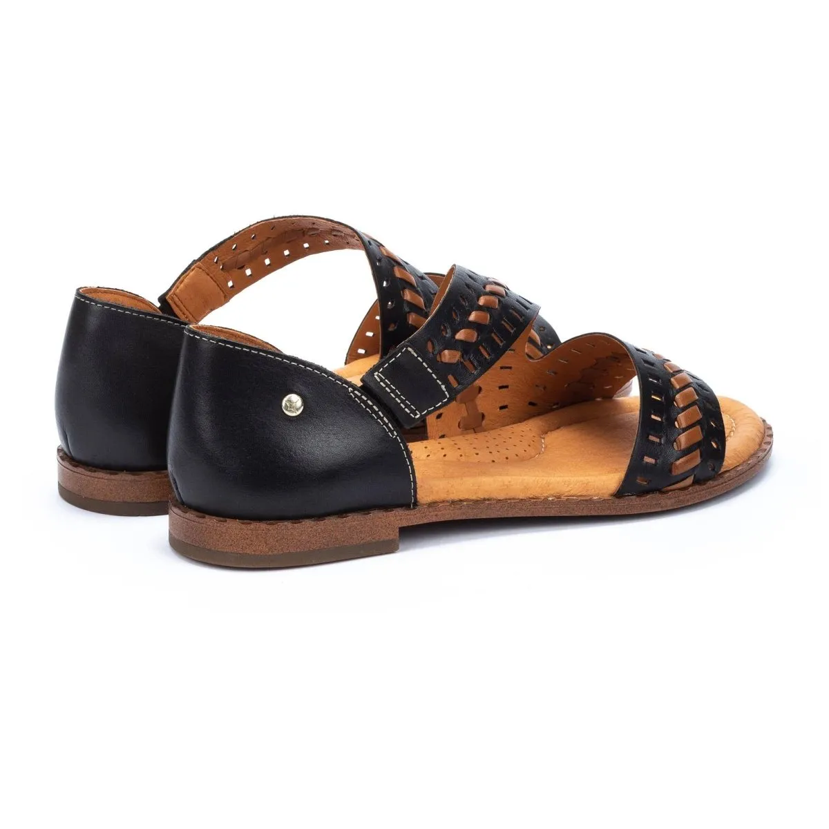 Pikolinos Algar W0x-0785c1 Women's Flat Sandals In Black