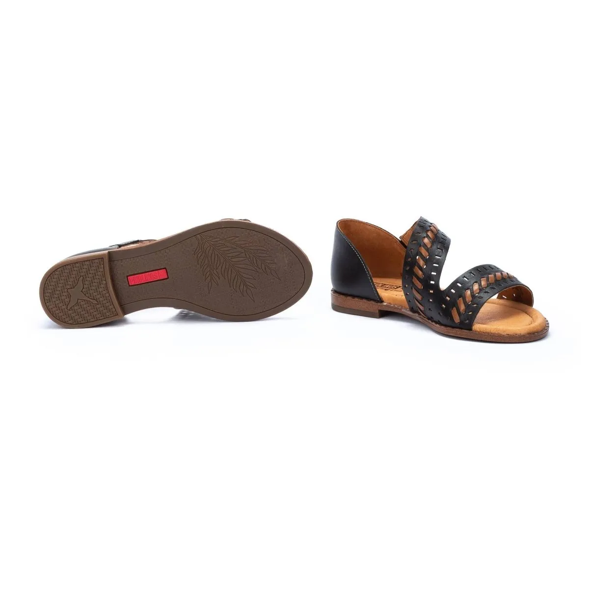Pikolinos Algar W0x-0785c1 Women's Flat Sandals In Black