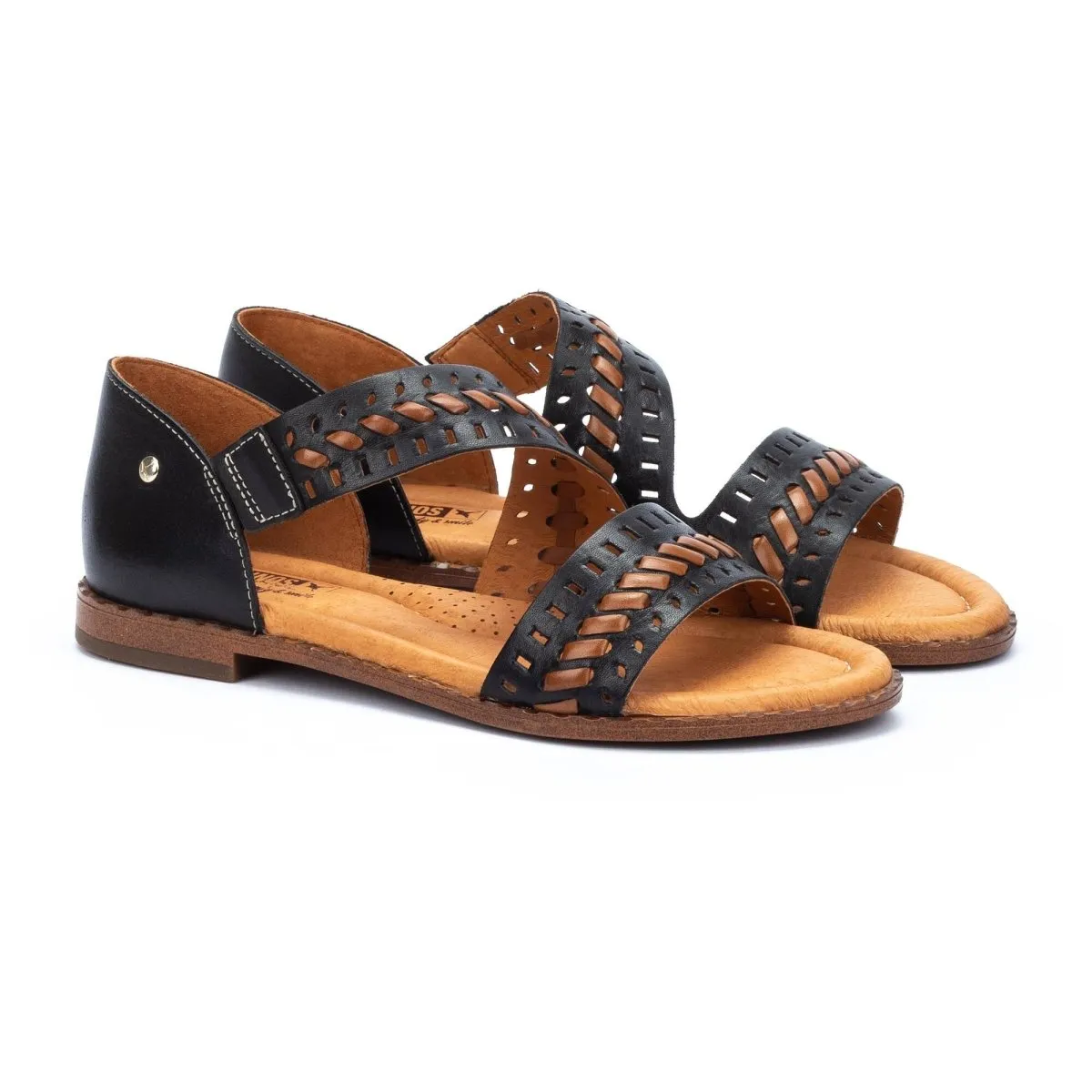 Pikolinos Algar W0x-0785c1 Women's Flat Sandals In Black