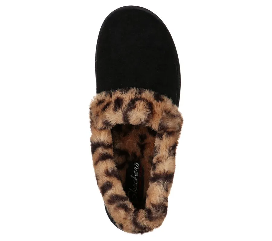 Skechers Womens Cozy Campfire Frisky Gal Slippers - Black