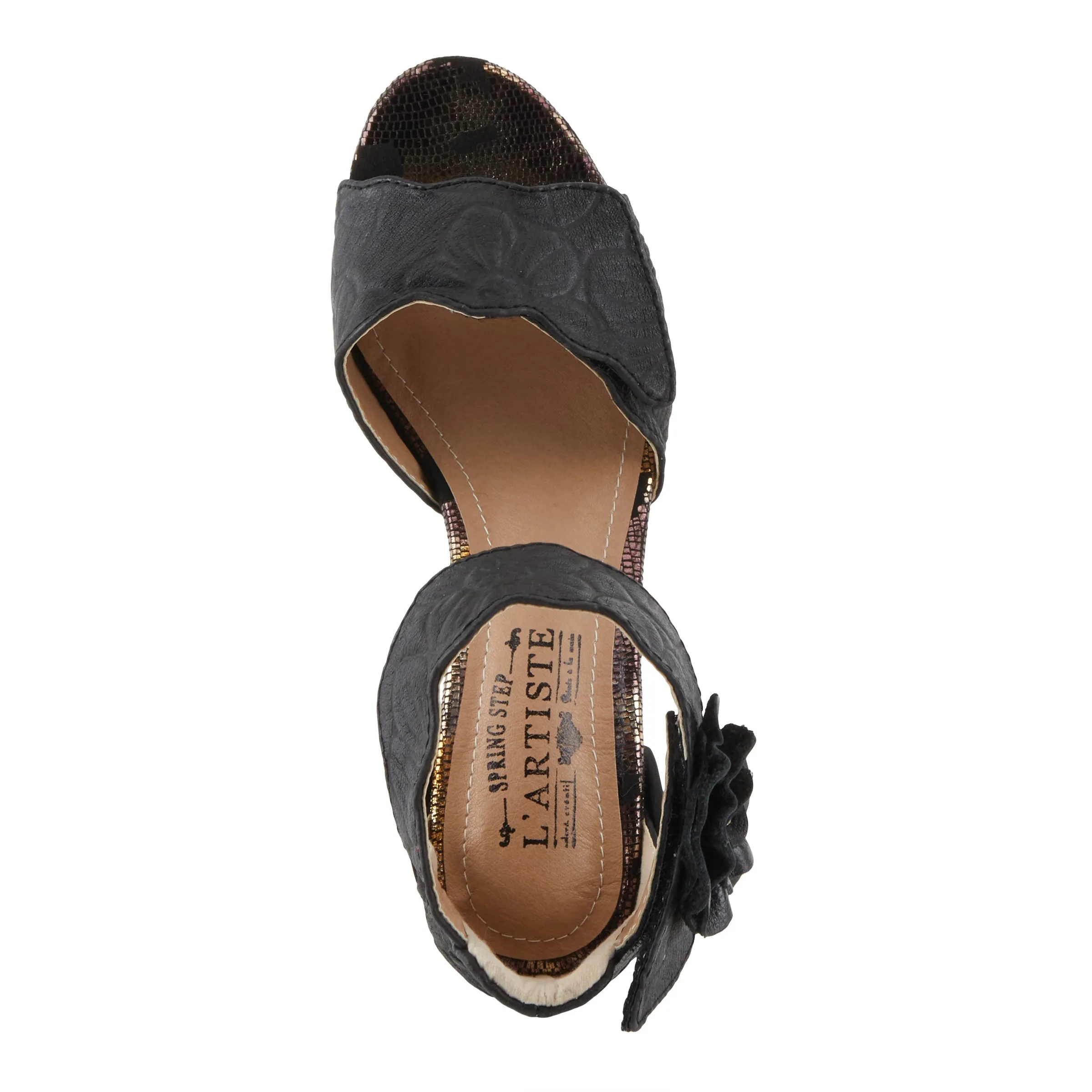 Spring Step Shoes  L'Artiste Supercool Sandals Women’s Leather 3 1/4" Heels