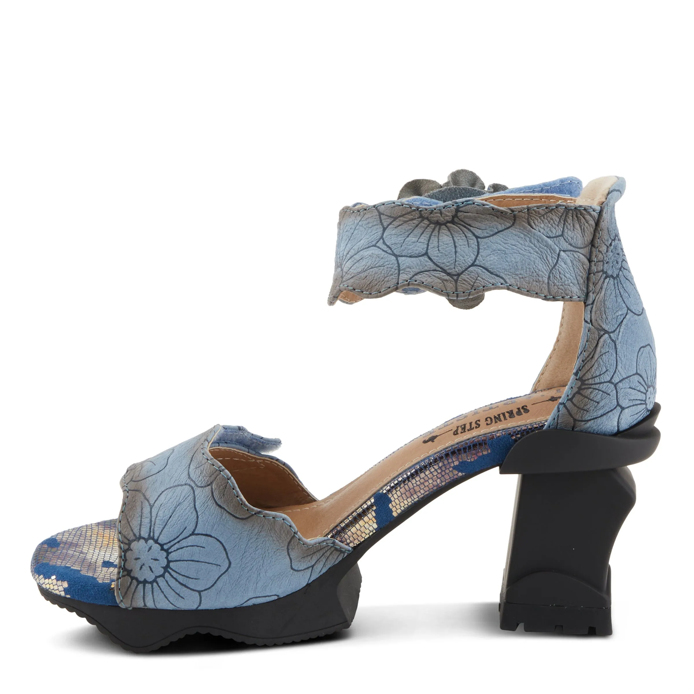 Spring Step Shoes  L'Artiste Supercool Sandals Women’s Leather 3 1/4" Heels