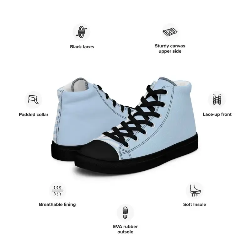 Stripes Refined Womens High Canvas Shoes