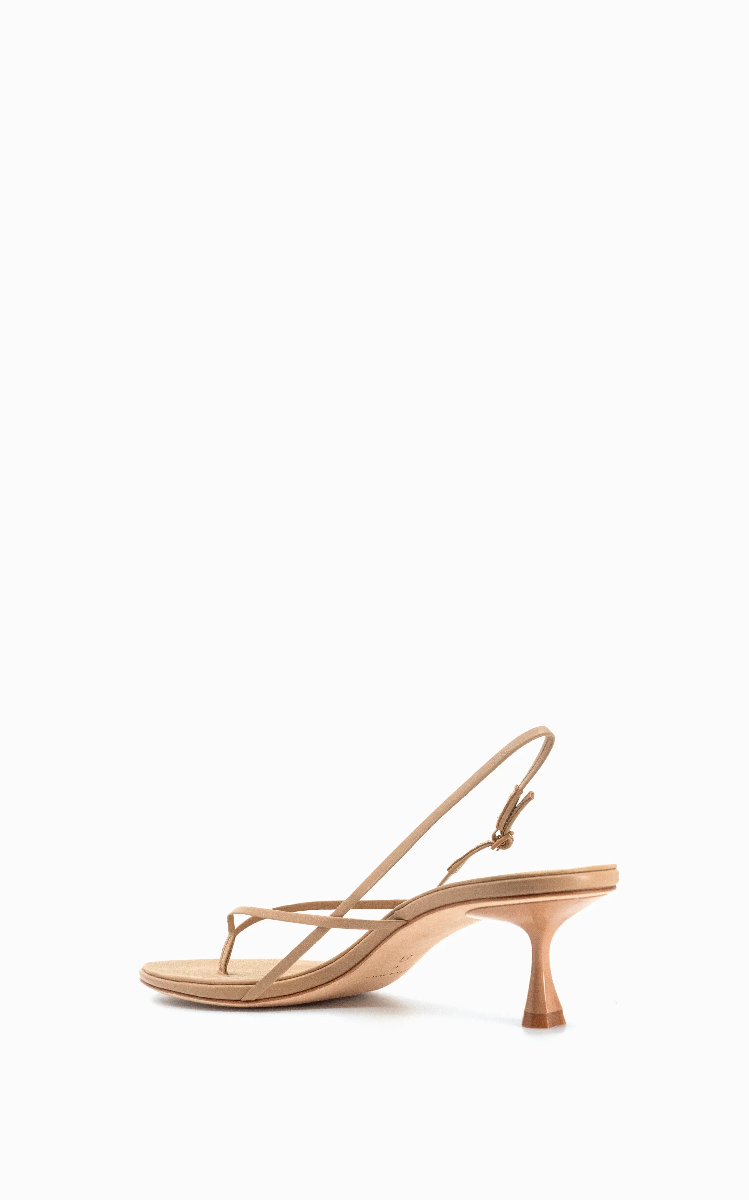Studio Amelia Wishbone 50 Heel in Beige