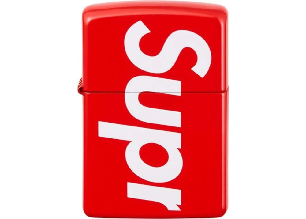 Supreme Logo Zippo Red