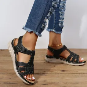 Sylis | Elegant Orthopaedic Leather Sandals for Optimal Comfort