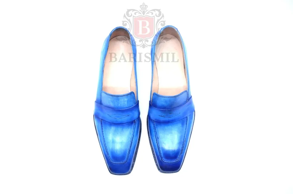 Venice- Blue Patina Loafers