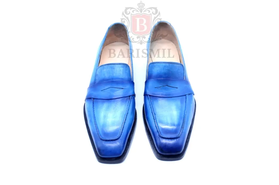 Venice- Blue Patina Loafers