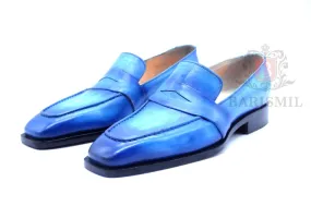 Venice- Blue Patina Loafers