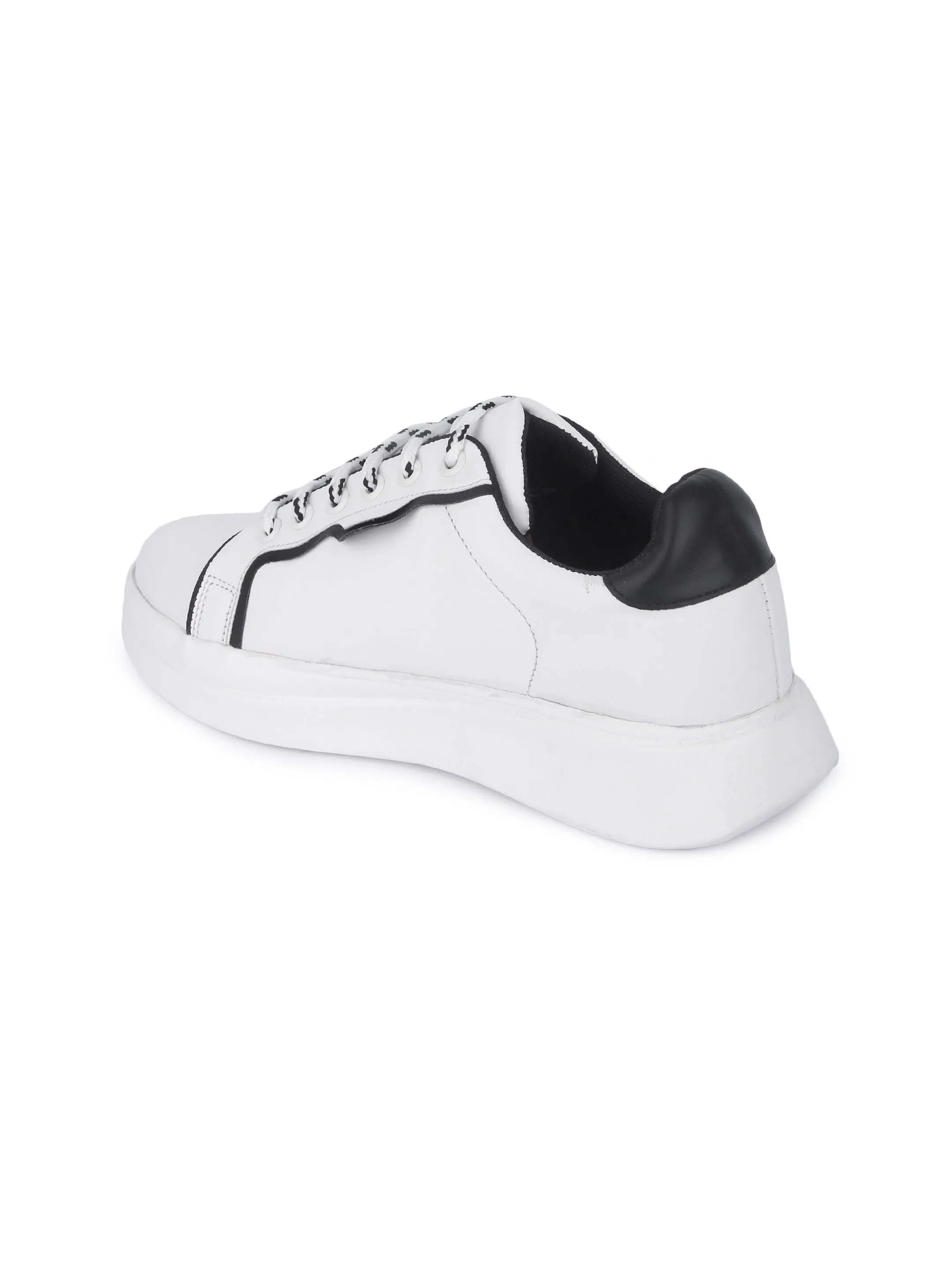 White and Black Live Laugh Love Casual Sneaker