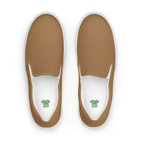 Women’s Brown slip-on canvas shoes
