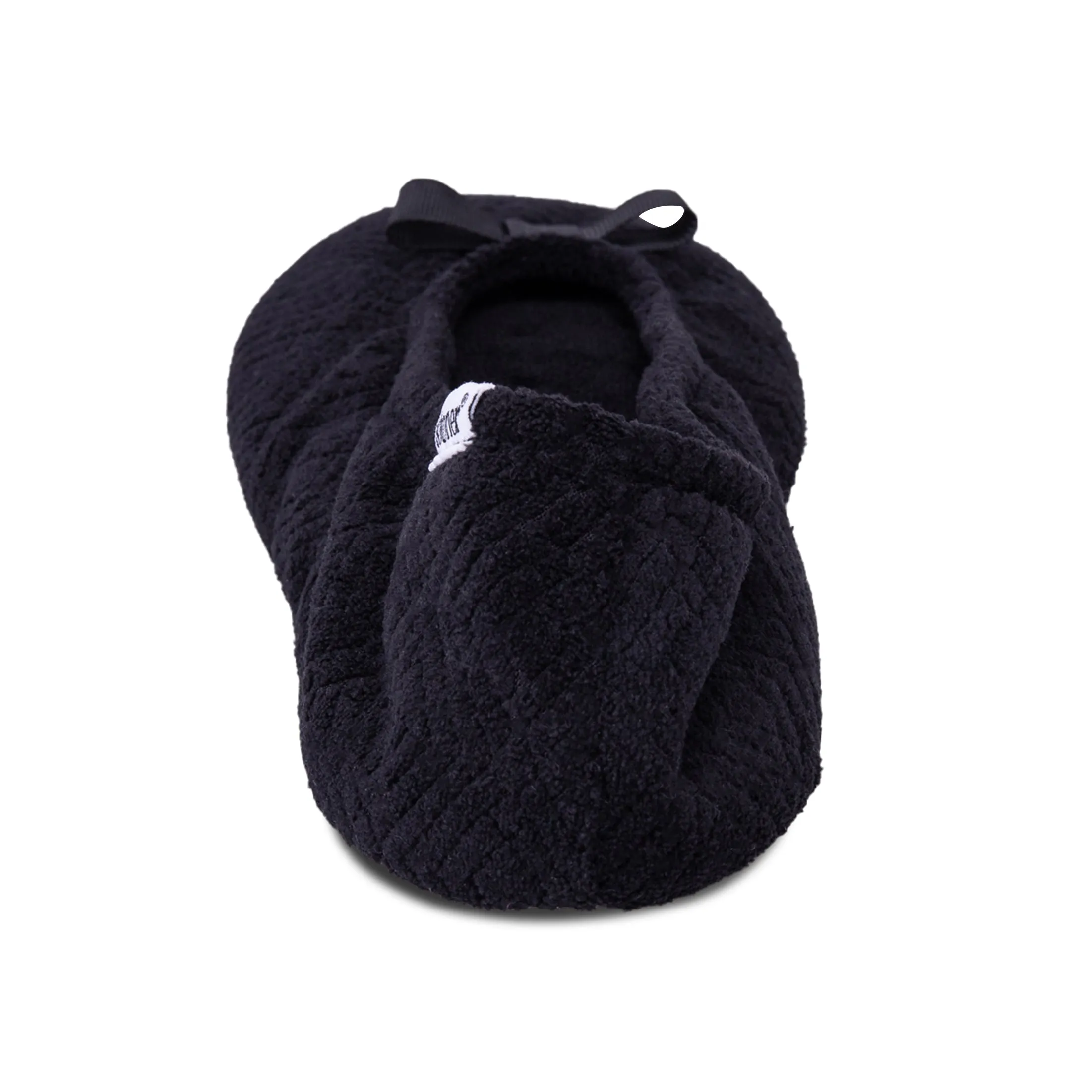 Women's Diamond Microterry Gemma Ballerina Slipper with Memory Foam