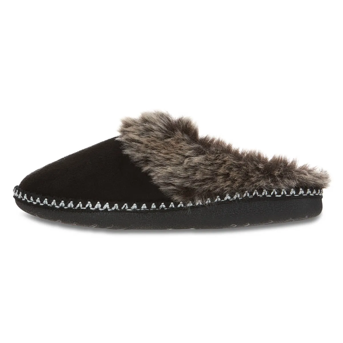 Women’s Selene Faux Suede with Aztec Trim Clog Slippers