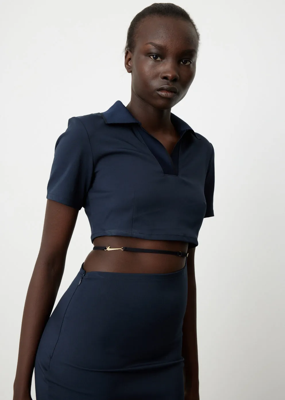 x Jacquemus La Robe Polo Dress